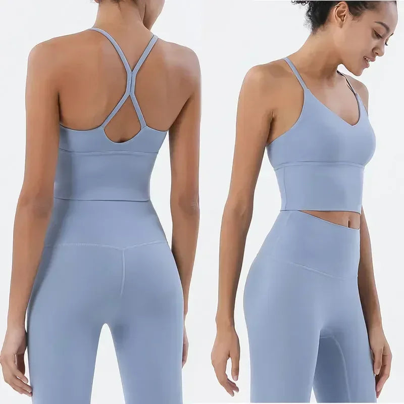 Women’s 2-Piece Gym Set – Sports Bra & Leggings - yourelevatedwellness