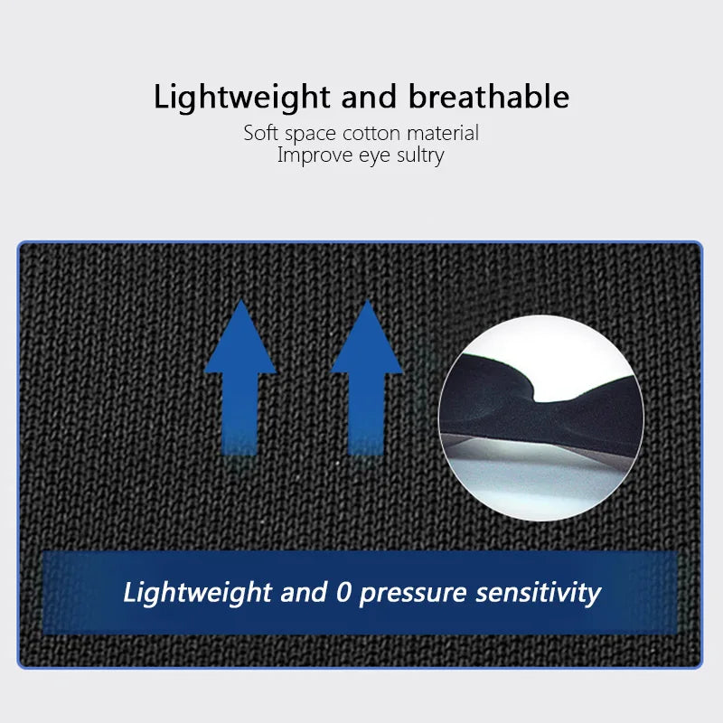 Portable Sleep Mask for Travel & Side Sleepers - yourelevatedwellness