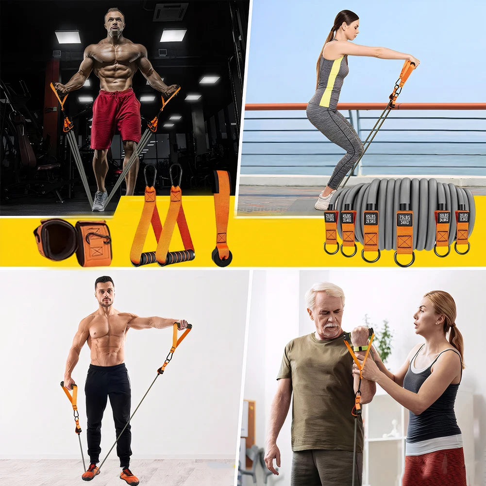 Heavy Duty Resistance Bands Set - yourelevatedwellness