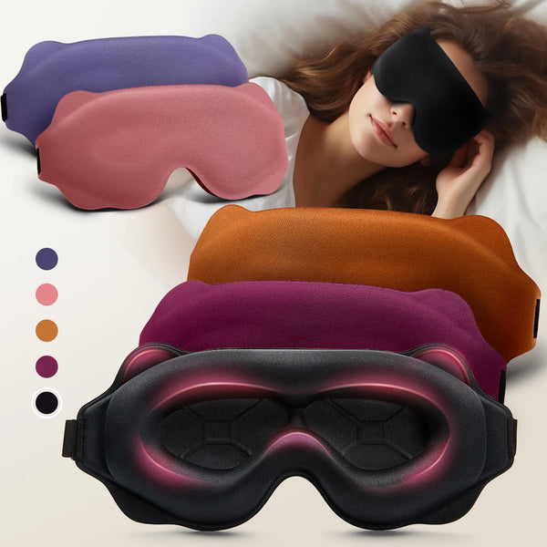 3D Soft Sleep Mask for Travel - yourelevatedwellness
