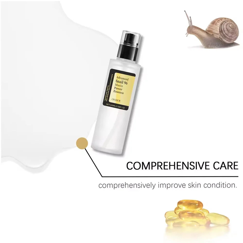 Advanced Snail 92/96 Mucin Power Essence/Cleanser/Cream Moisturizing Smoothing Nourishing High-end Hydrate Facial Skin Care yourelevatedwellness