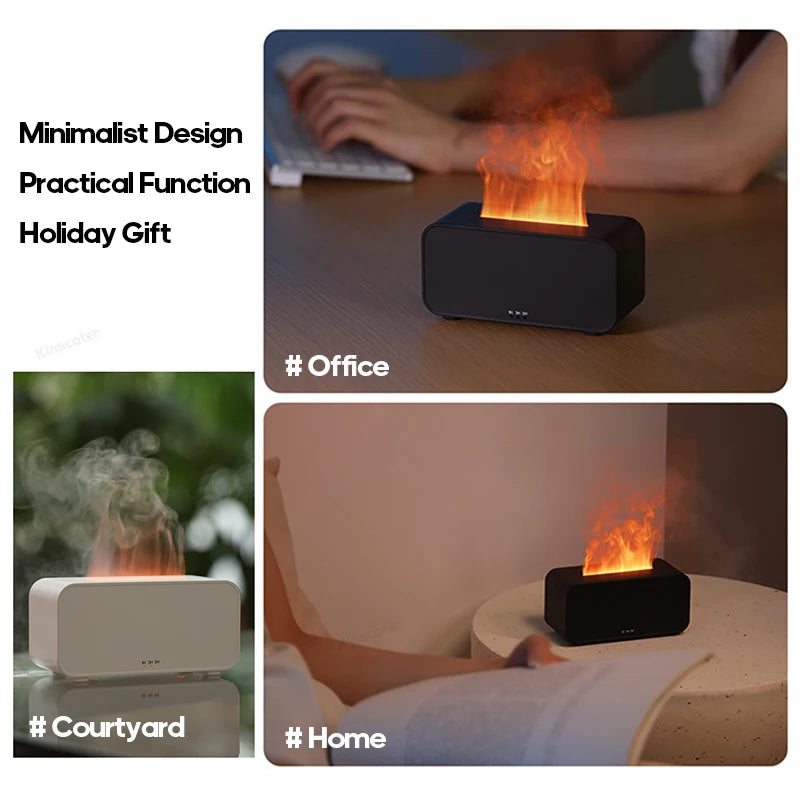 Mini Flame LED Aromatherapy Diffuser - yourelevatedwellness