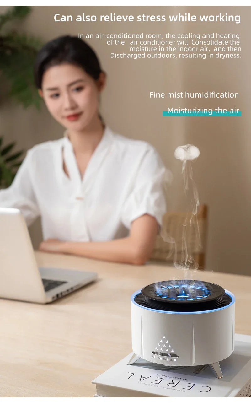 350ml Jellyfish Essential Oil Diffuser for Large Rooms - yourelevatedwellness