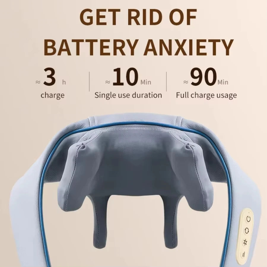 Wireless Neck & Shoulder Massage Shawl - yourelevatedwellness
