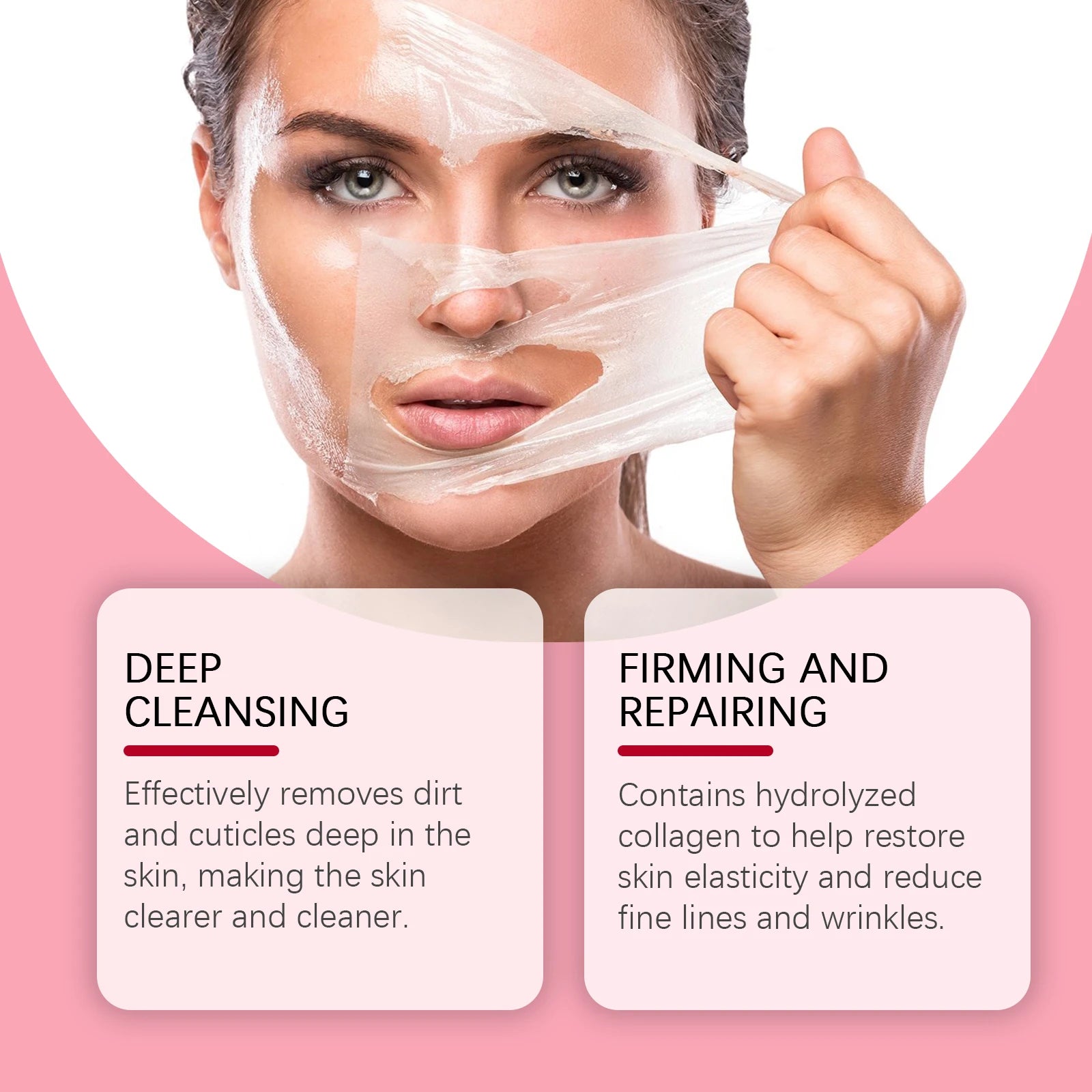 Collagen Peel-Off & Overnight Wrapping Mask – Hydrating K-Beauty Care - yourelevatedwellness