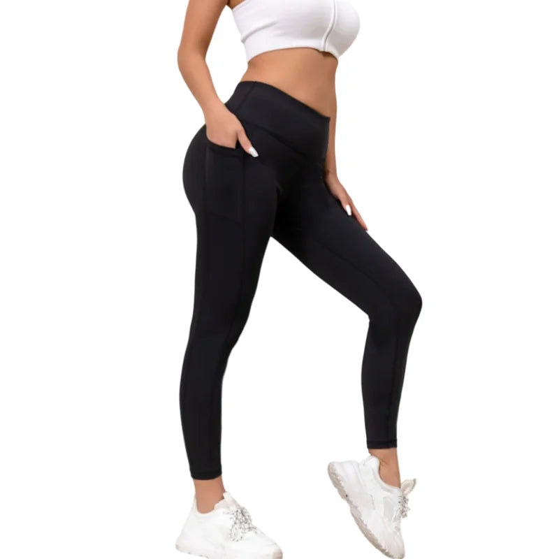 Women’s High-Waist Gym Leggings – Cropped Yoga Pants - yourelevatedwellness