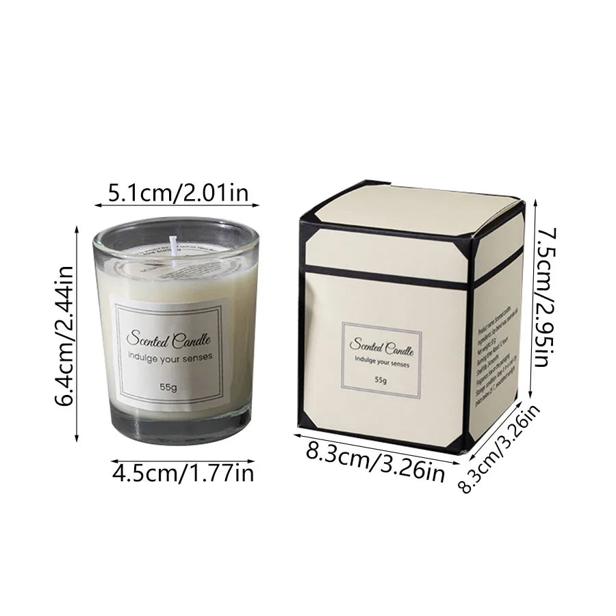 Premium Handmade Soy Wax Aromatherapy Candle in Gift Box - yourelevatedwellness