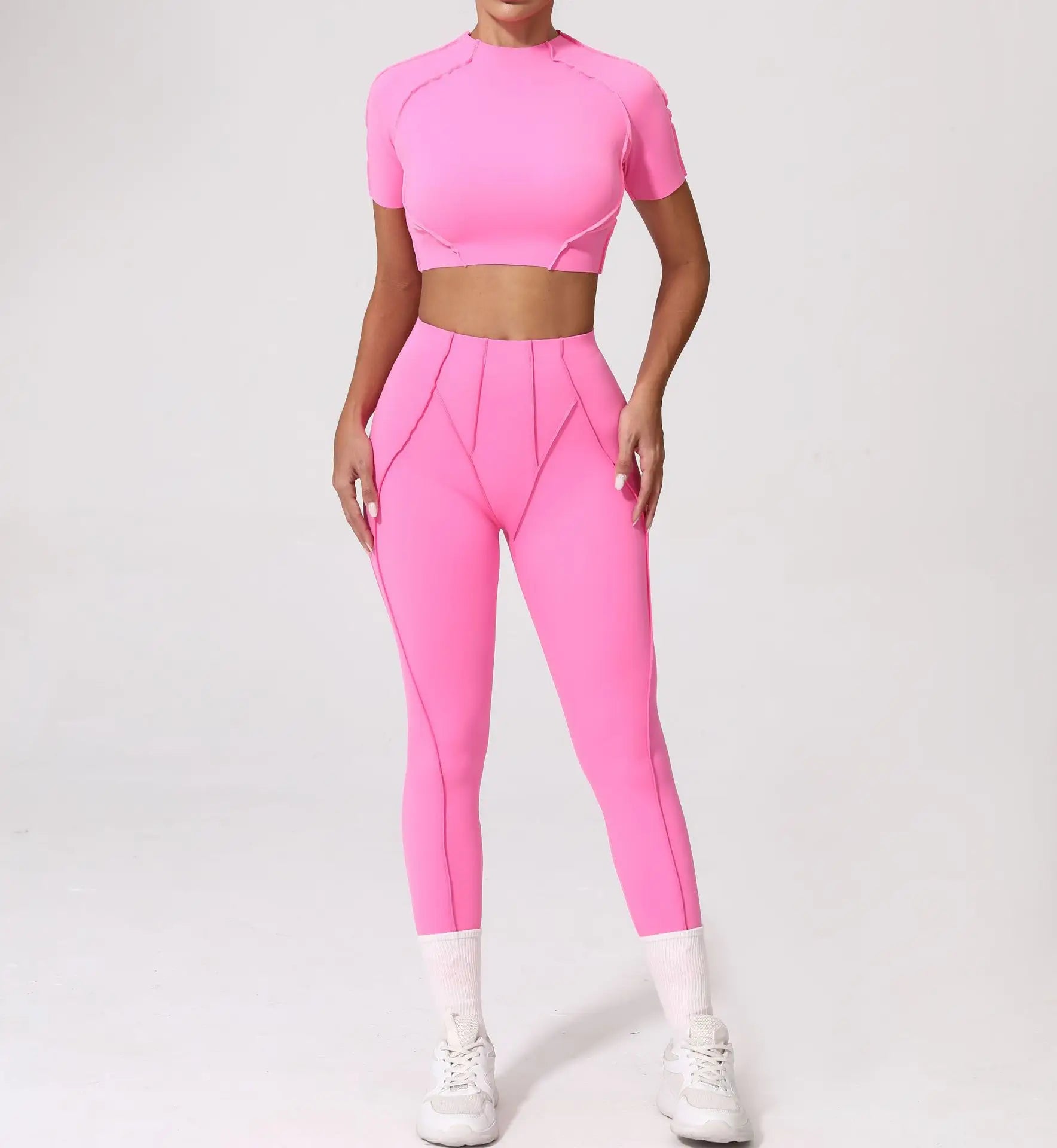 Women’s Seamless High-Waist Yoga Set - yourelevatedwellness