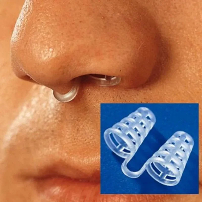 2-Pcs Anti-Snoring Nose Clip – Breathe Easy Sleep Aid - yourelevatedwellness