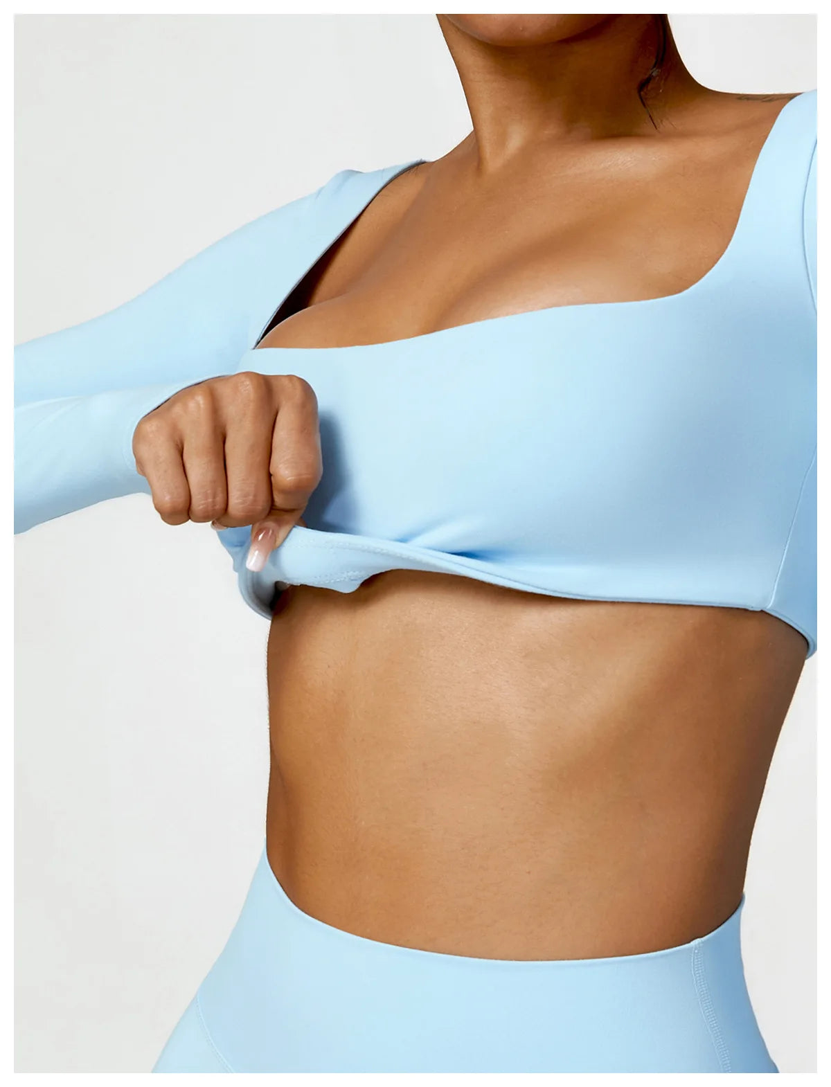 Women’s Quick-Dry Square Neck Gym Top - yourelevatedwellness