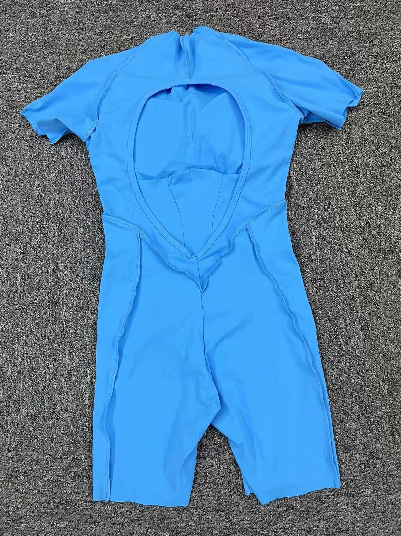 Women’s Backless Scrunch Booty Jumpsuit - yourelevatedwellness