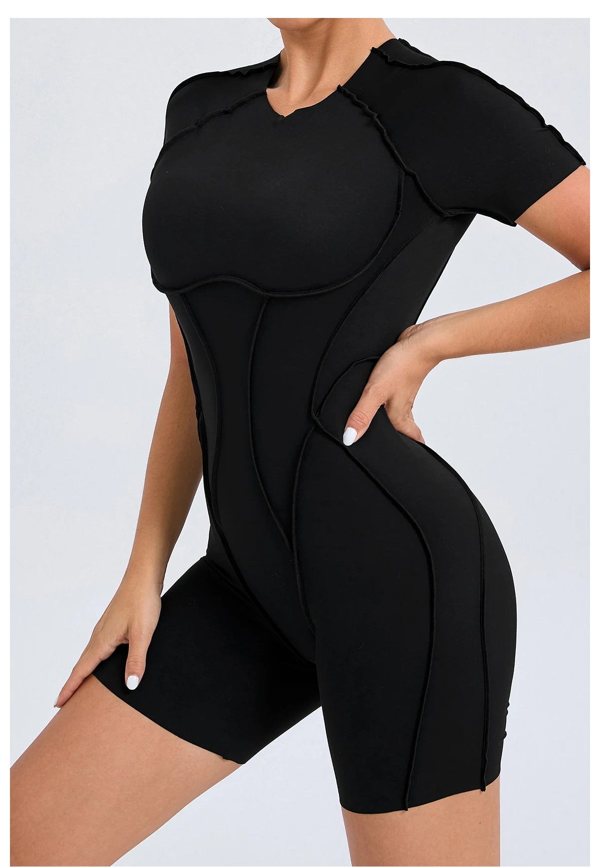 Women’s Backless Scrunch Booty Jumpsuit - yourelevatedwellness