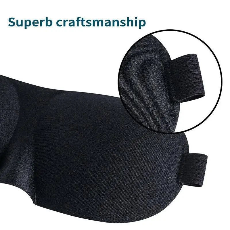 Portable Sleep Mask for Travel & Side Sleepers - yourelevatedwellness
