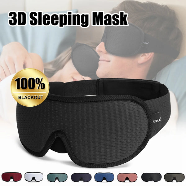 3D Padded Sleep Mask Eye Cover - yourelevatedwellness