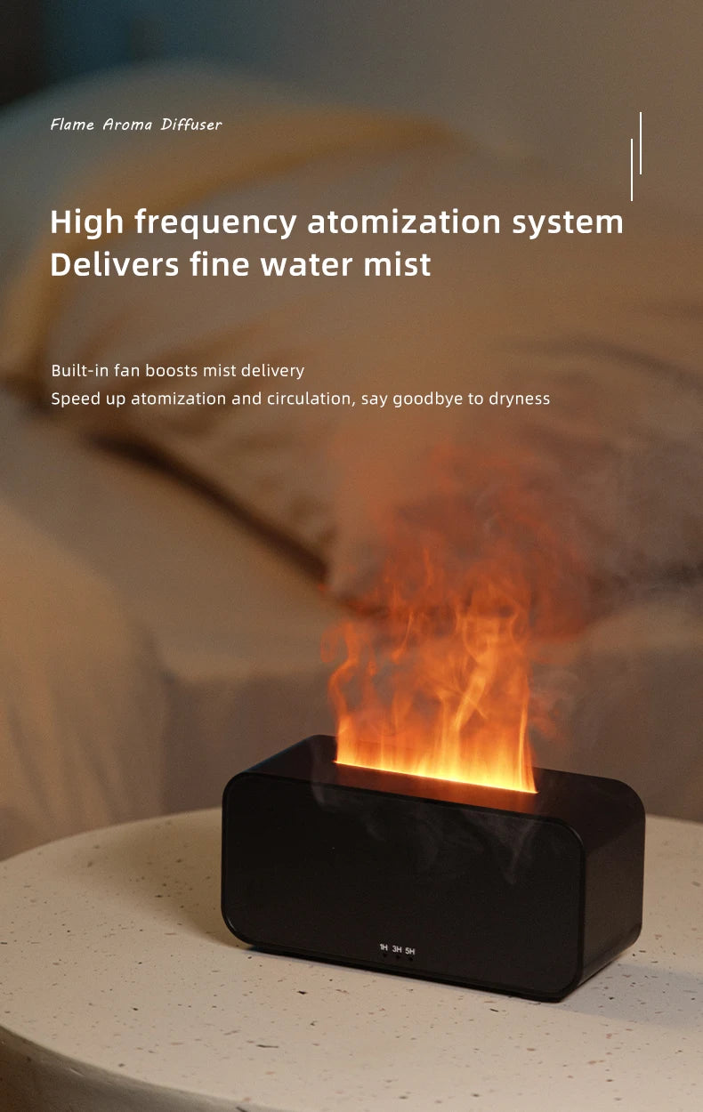 Mini Flame LED Aromatherapy Diffuser - yourelevatedwellness