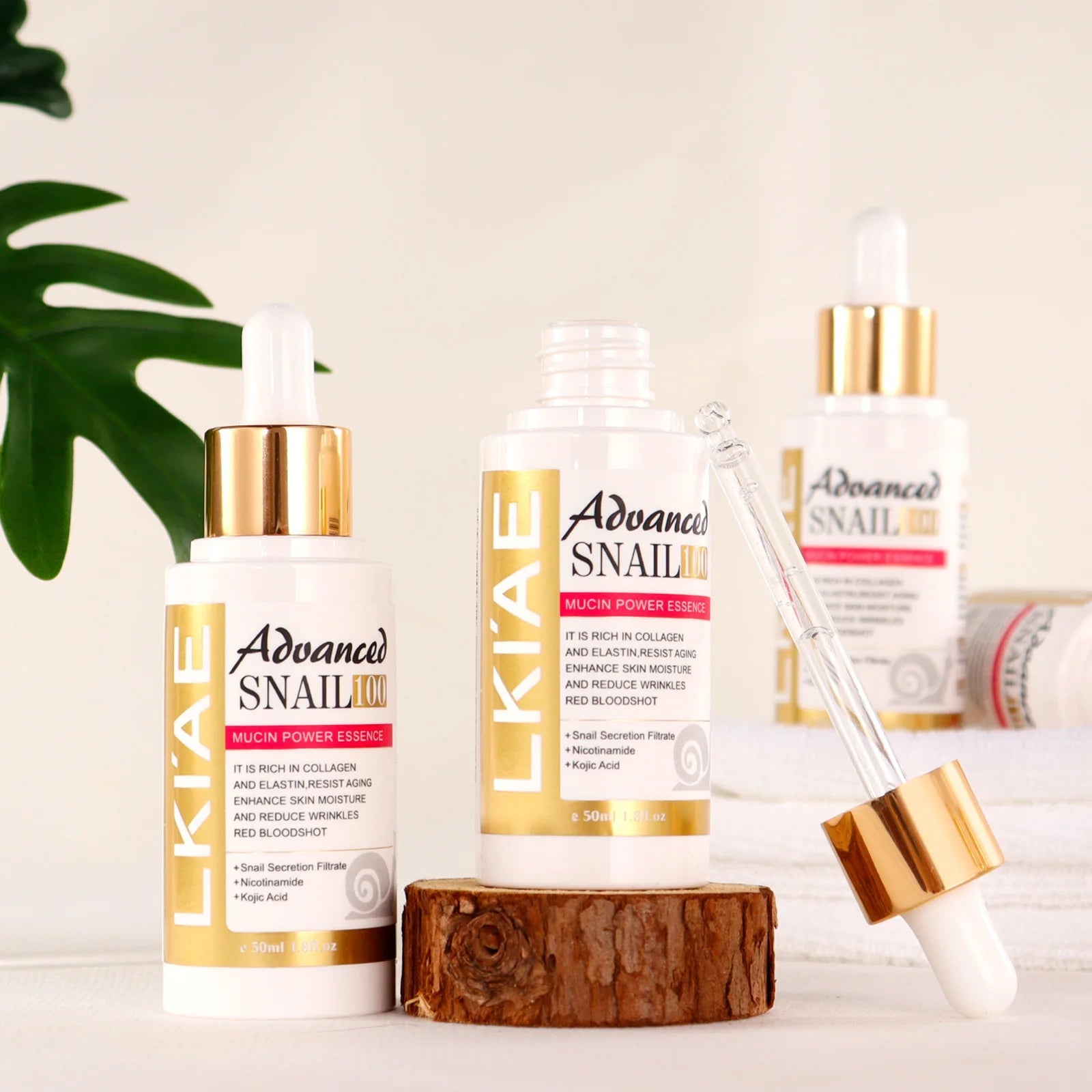 Advanced Snail 100% Mucin Power Essence, Brightening and Firming Skin, Anti-Aging, Reduce Dark Spots, Wrinkles, With Collagen yourelevatedwellness