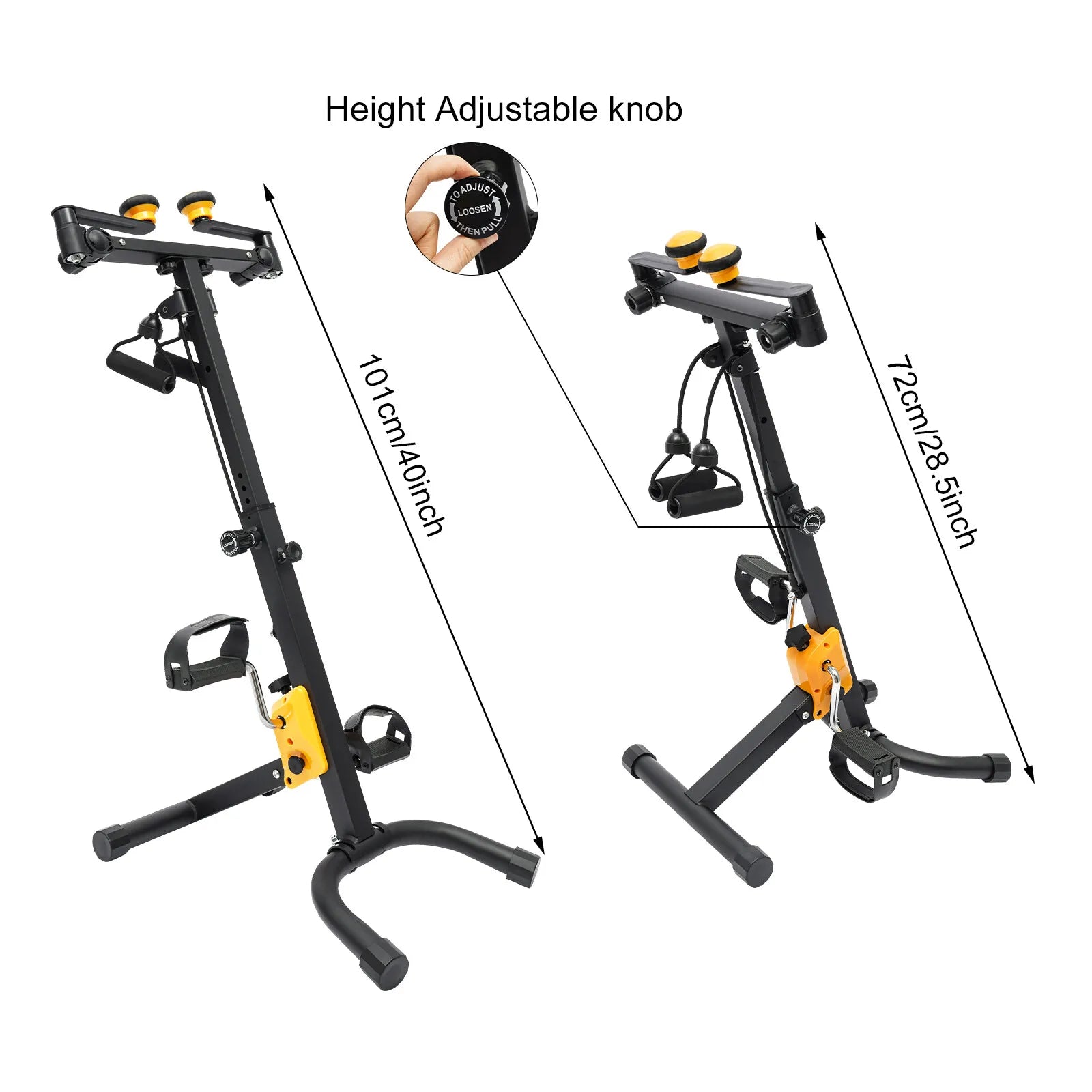 Foldable Pedal Exerciser Bike for Seniors - yourelevatedwellness