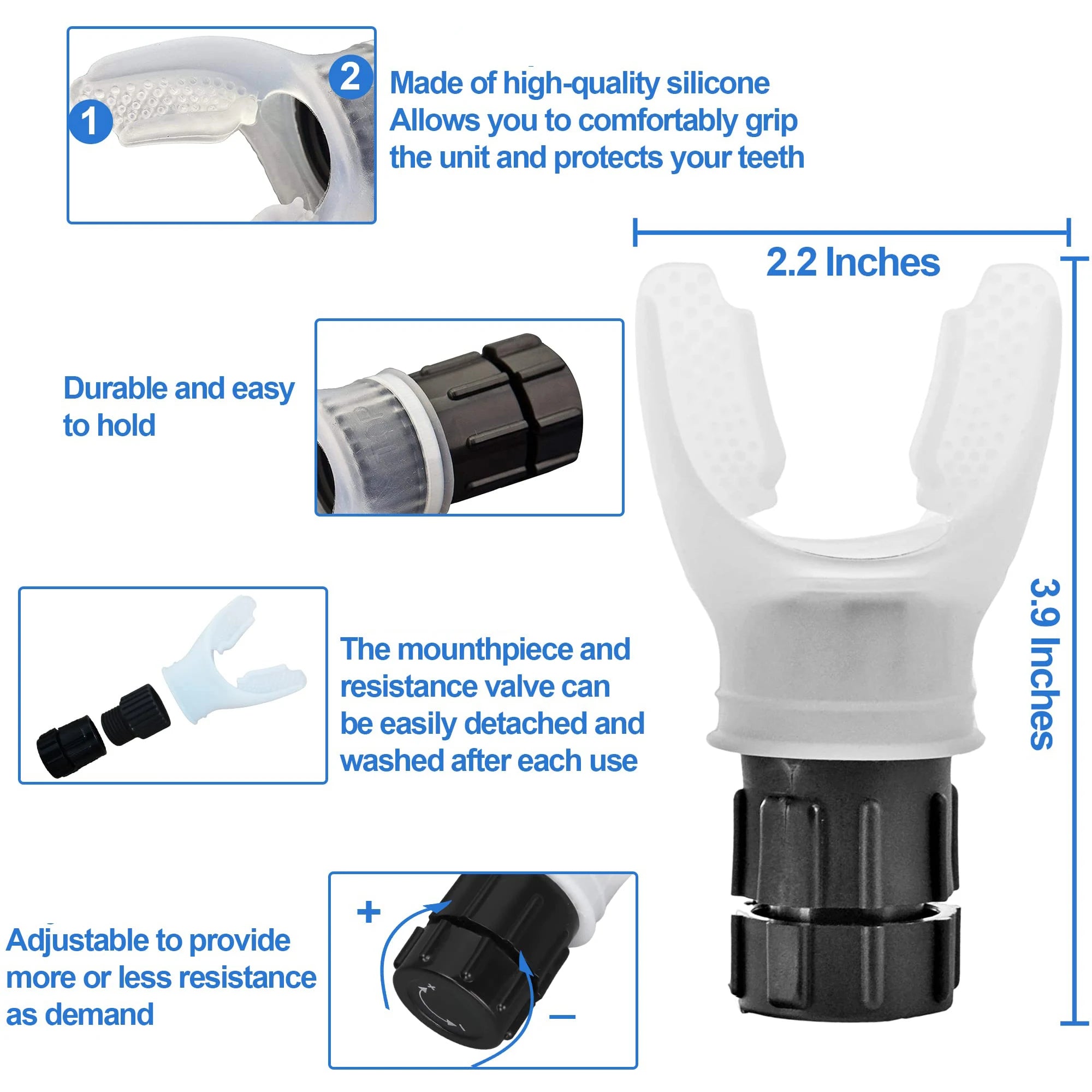 Breathing Trainer Lung Flexer Adjustable Device