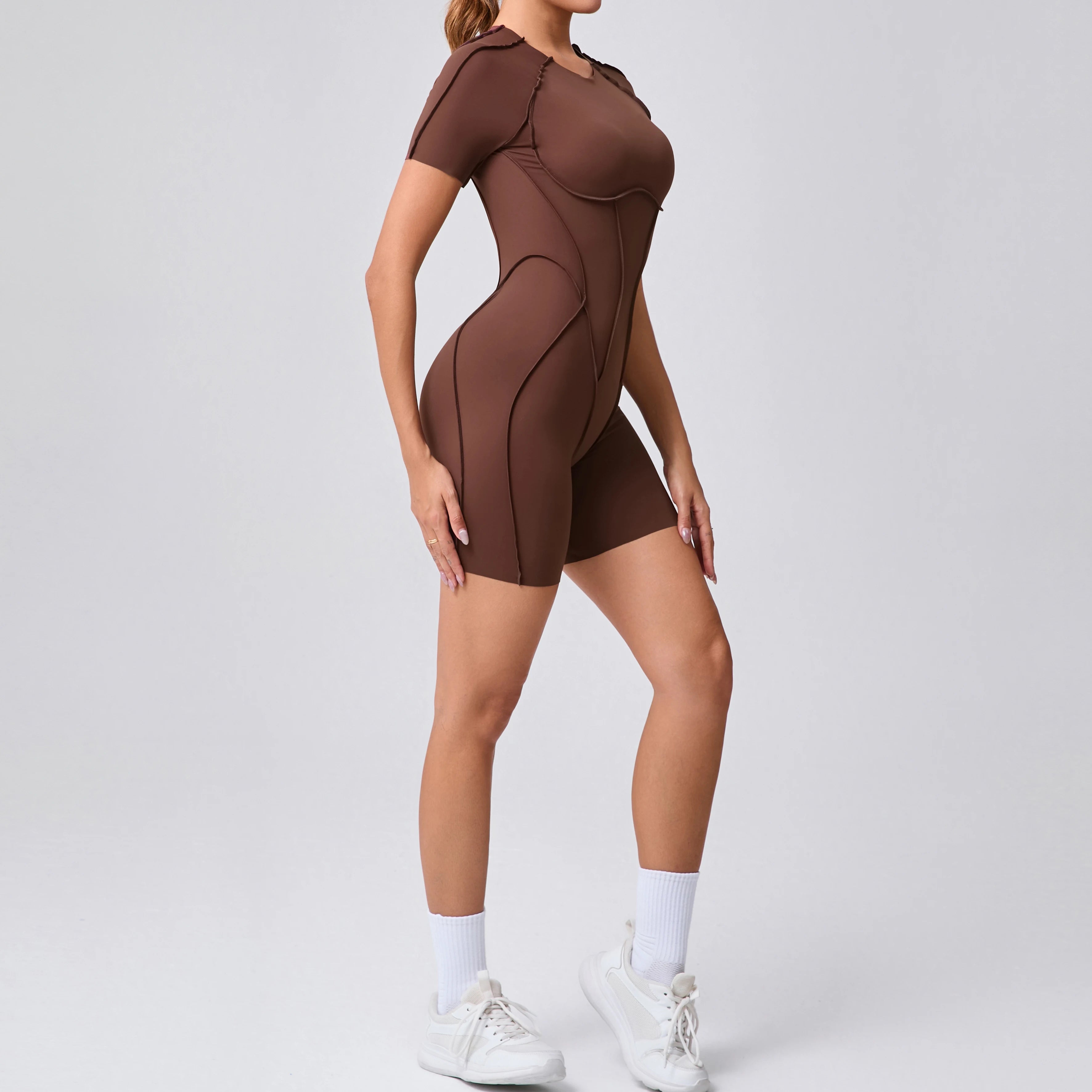 Women’s Backless Scrunch Booty Jumpsuit - yourelevatedwellness