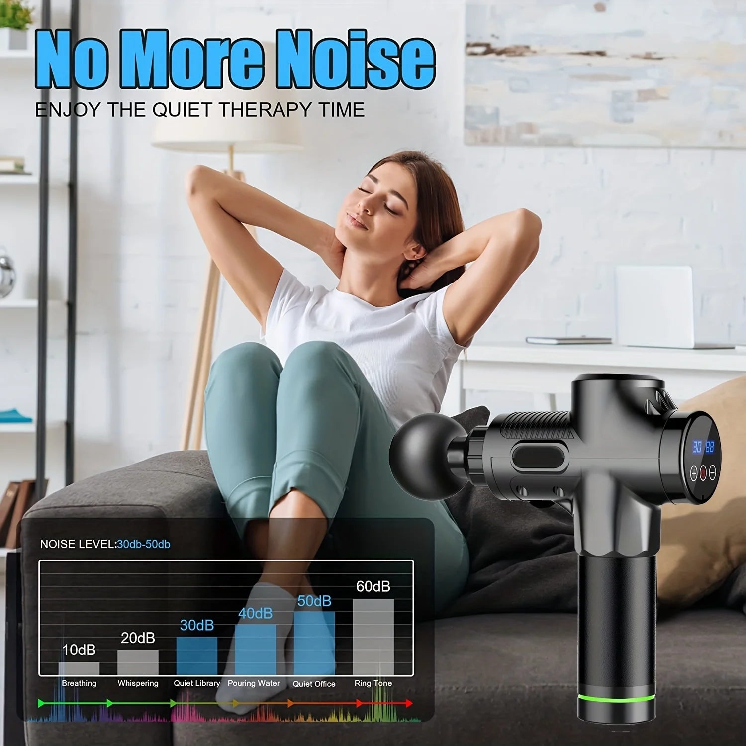 Electric Fascia Massage Gun for Deep Muscle Relief - yourelevatedwellness