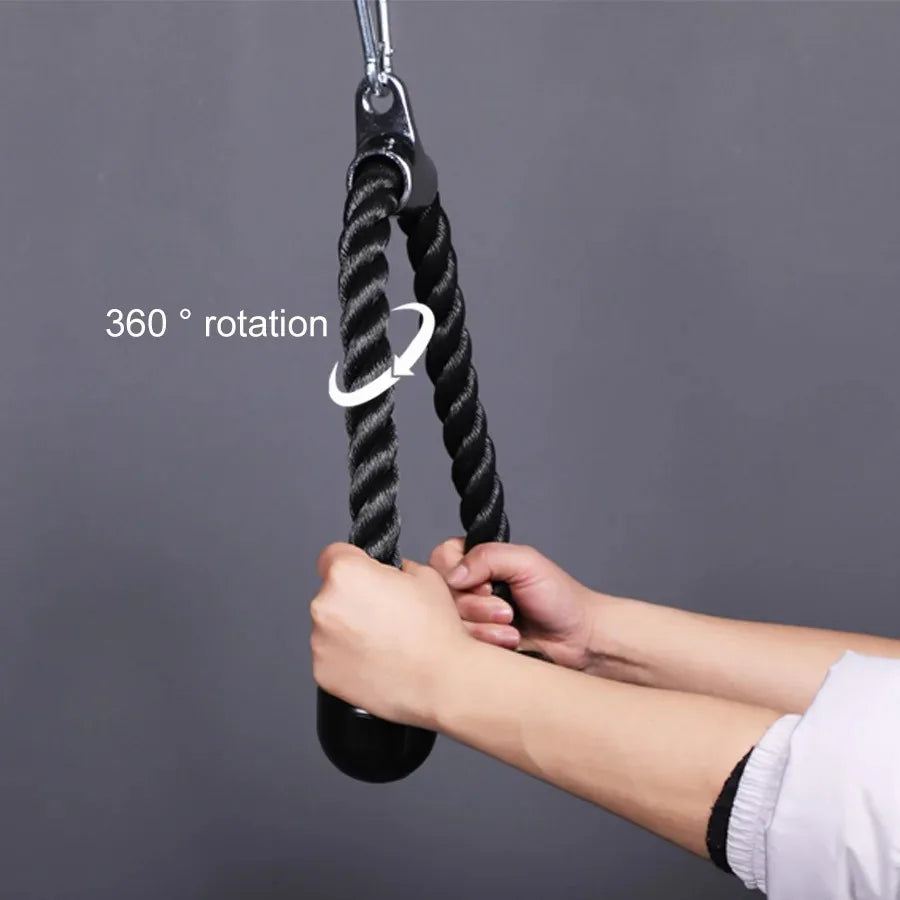 Triceps & Back Workout Rope Handle - yourelevatedwellness