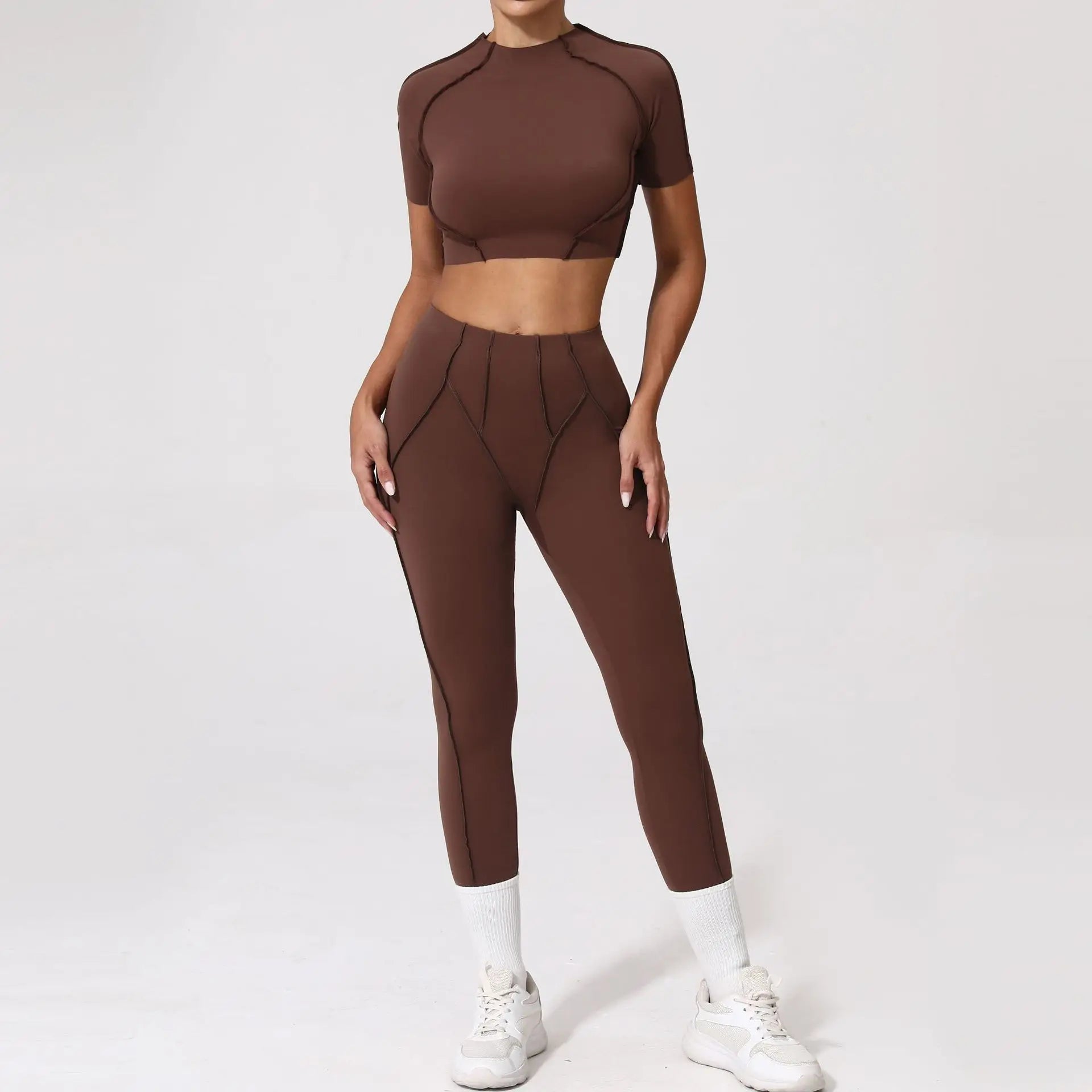 Women’s Seamless High-Waist Yoga Set - yourelevatedwellness