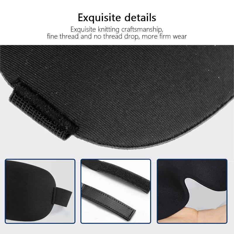 Portable Sleep Mask for Travel & Side Sleepers - yourelevatedwellness