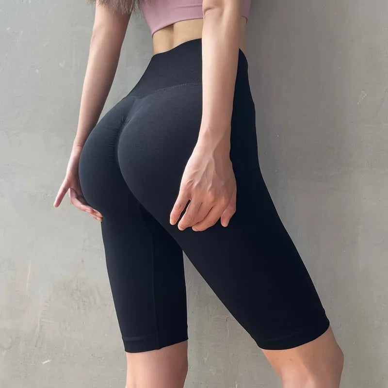 Women’s High-Waist Hip Lift Yoga Shorts - yourelevatedwellness