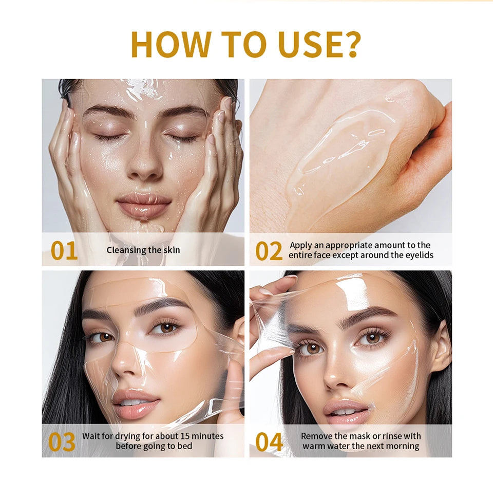 Collagen Jelly Overnight Facial Mask - yourelevatedwellness